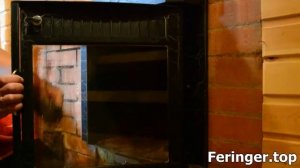 Самый быстрый и простой способ очистки стекла банной печи от копоти!