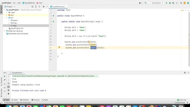 Difference between == and Equals in Java смотреть онлайн