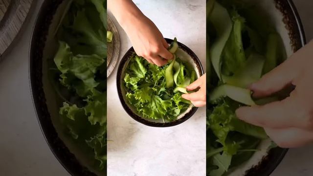 Свежий зелёный салат!