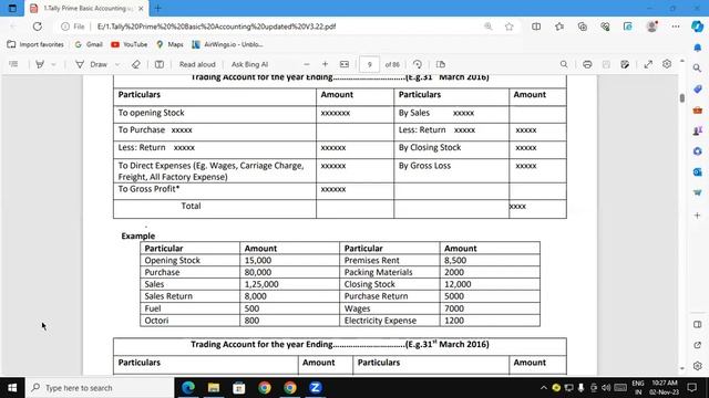 How To Create Trading Account in Tally Prime | GIT Education смотреть онлайн