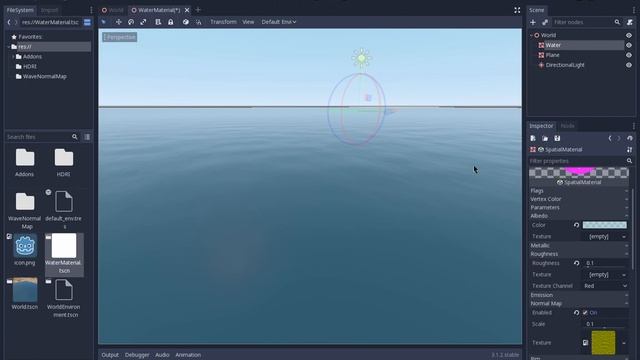 How to Make a Simple Water Material in Godot 3 1 смотреть онлайн
