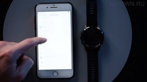 Часы Garmin, настройка уведомлений с iphone