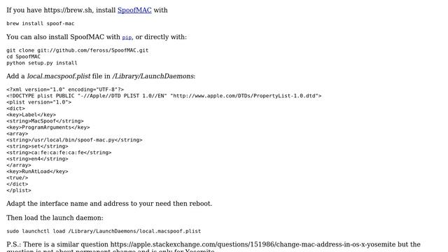 Apple: How to permanently change my MAC address in macOS? (2 Solutions!!) смотреть онлайн