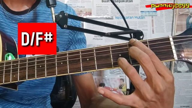 Chord Gitar Slash Chord A/C# D/F# E/G# смотреть онлайн