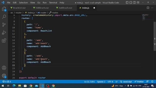Part-6|.NET7 API | SQL DB| VueJS(3.0) - Composition API | CRUD Example | Implement Update Operation смотреть онлайн