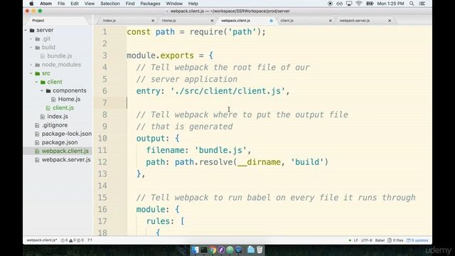 Client Bundles Server Configuration Server Side Rendering with React and Redux смотреть онлайн
