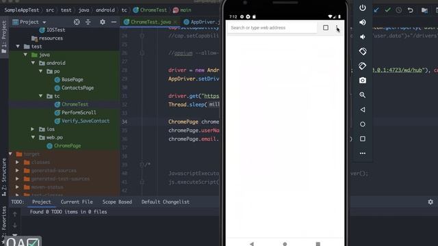 Automate Android chrome browser | AutodownloadChromeDriver смотреть онлайн