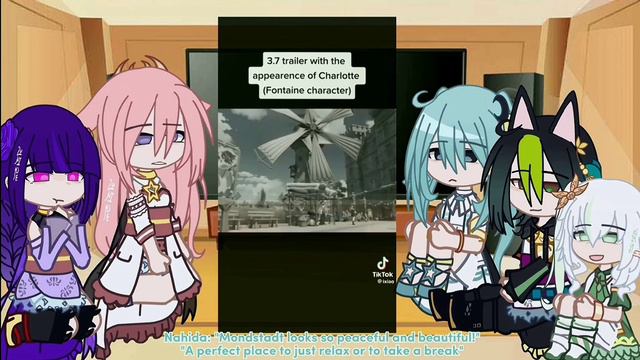 Genshin Impact Reacts To 3.7 And Some Fontaine || Genshin Impact ( Reupload ) смотреть онлайн
