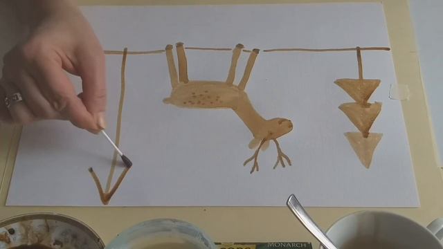 Рисуем кофе оленя. Урок 7 смотреть онлайн