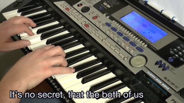 Adele - Hello (karaoke + lyrics ) keyboard, instrumental смотреть онлайн