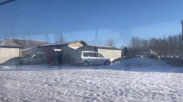 Тельшяй, первый снег 2023. Пробуем бесплатный автобус смотреть онлайн