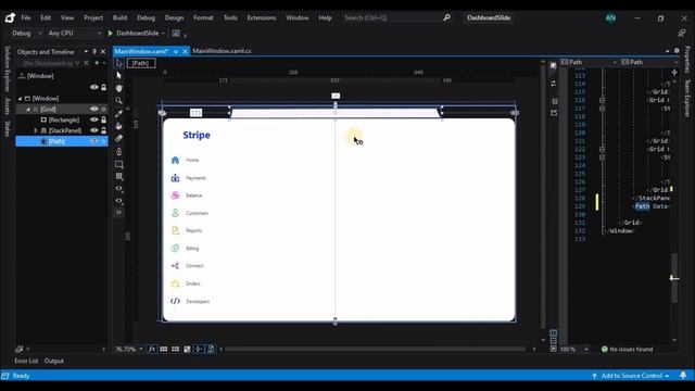 WPF Tutorial : XAML UI design in Visual studio blend 2019 | DASHBOARD | C# WPF | Source Code смотреть онлайн