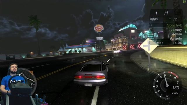 Уличный батл Nissan 240SX vs Toyota AE86 в Need for Speed: Underground 2 смотреть онлайн