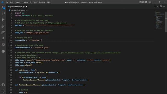How to Extract Invoice Data from Image in Python using PDF.co Web API смотреть онлайн
