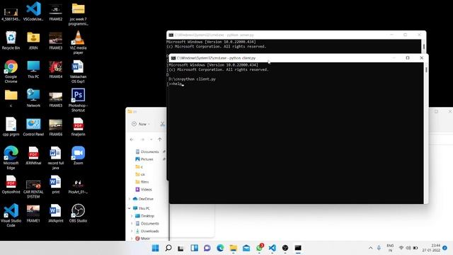 SOCKET PROGRAMMING USING PYTHON смотреть онлайн