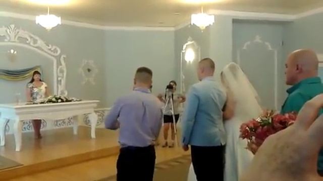 Свадьба 5.09.2015 центральный ЗАГС г.Запорожья смотреть онлайн