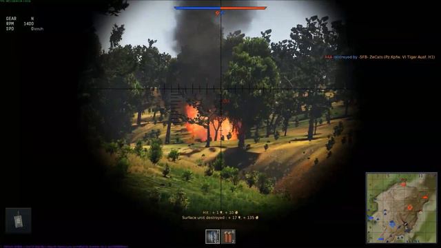 War Thunder - ZE TIGERSHÜTS! (Tiger 1) смотреть онлайн