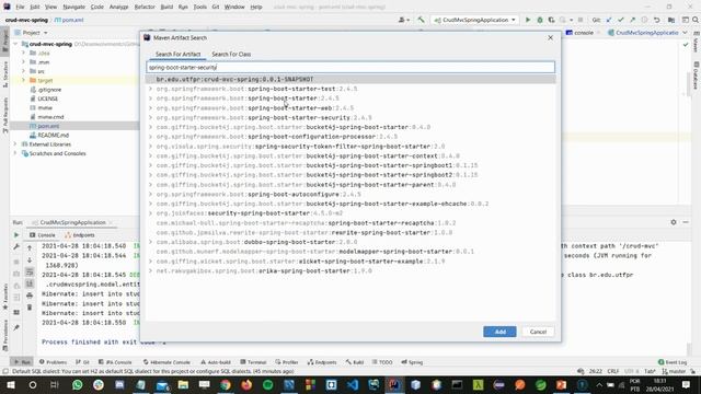 25 - Como fazer a busca e inserção de dependências no pom.xml pelo IntelliJ? смотреть онлайн