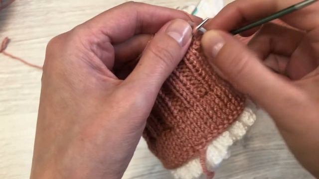 Высота пятки носка спицами Укрепленная пятка смотреть онлайн