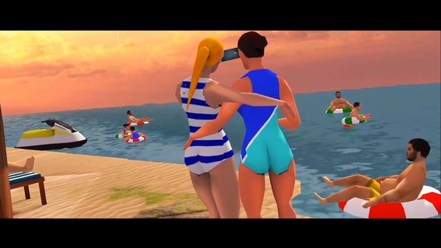 Double Head Shark Attack Game #Shark Games To Play #Games For Kids смотреть онлайн
