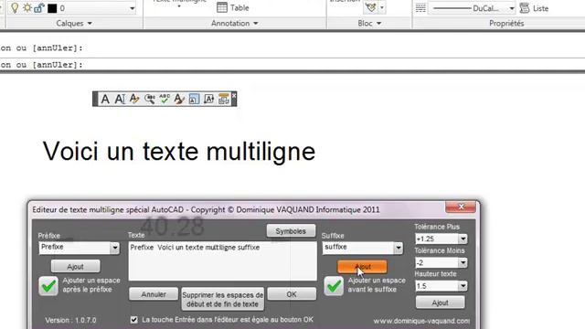 Nouvel éditeur de texte pour AutoCAD et AutoCAD LT смотреть онлайн
