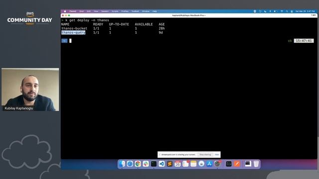 Amazon EKS Multi Cluster Monitoring with Thanos - Kubilay Kaptanoğlu - AWS Community Day 2022 смотреть онлайн