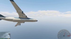 Самый большой самолет в GTA 5 / Взлёт и посадка