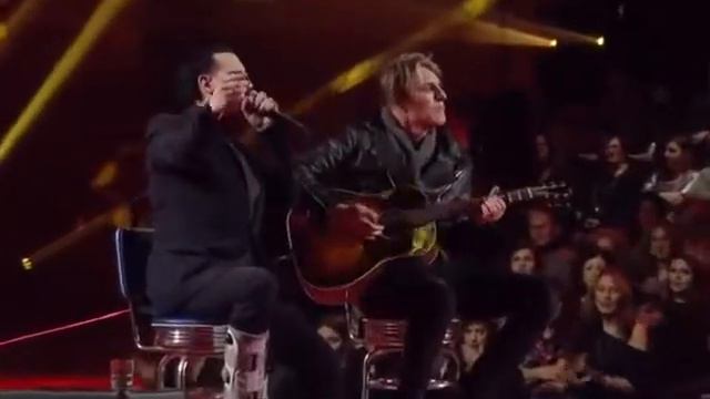 Marilyn Manson Performing Sweet Dreams Live With Tyler Bates смотреть онлайн