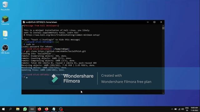 HOW TO INSTALL SOCIALPHISH IN KALI LINUX | BLACK ANONYNOMOUS [CYBER] смотреть онлайн