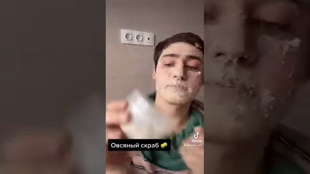 Овсяный скраб для лица, своими руками! смотреть онлайн