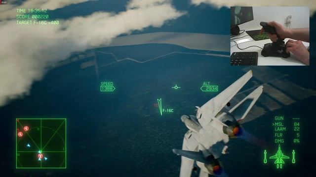 Logitech Attack 3 Review , playing in Ace Combat 7 with WoJ XInput Emulator смотреть онлайн