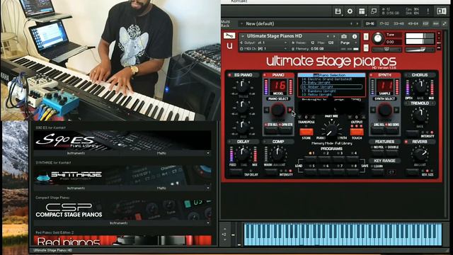 Kontakt - Ultimate Stage Pianos + Strymon Bluesky / BossDD7 - Vídeo Review | Piano Yamaha P125