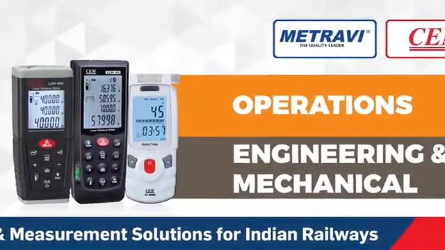 Metravi and CEM Test & Measuring Instruments for Indian Railways смотреть онлайн