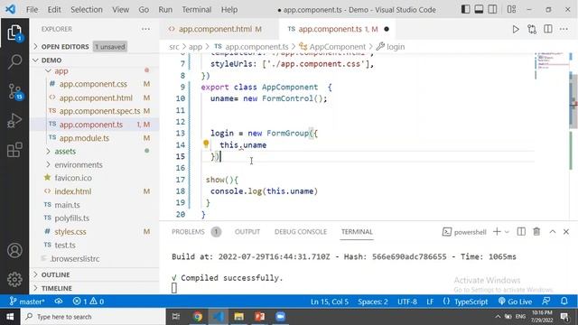 Reactive forms in angular | Angular forms in Telugu | Angular Reactive Forms | Angular tutorials смотреть онлайн
