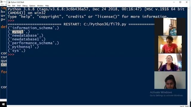 pymysql database and tables смотреть онлайн