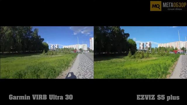 Full HD 60FPS день. Garmin VIRB Ultra 30 vs EZVIZ S5 plus смотреть онлайн