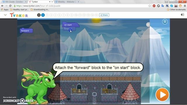How to play the Tynker game Dragon Dash! смотреть онлайн