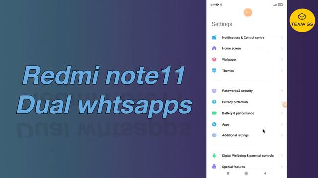 How to use Redmi Note 11 Dual whatsapp Messenger смотреть онлайн