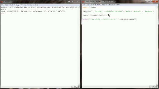 Python Tutorial v3.2.5 Lesson 23.2 - List Data Type Introduction (2 of 2) смотреть онлайн