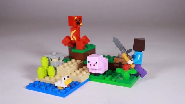 Lego set Minecraft 21177 #62 - The Creeper Ambush смотреть онлайн