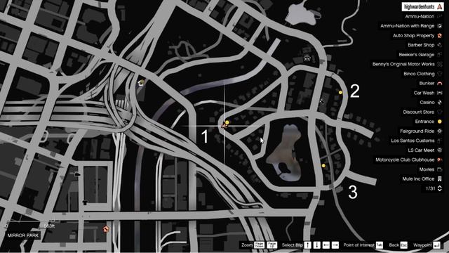 GTA Online All Valet's Home Locations With Map at Mirror Park (Storage Key Card) Podium Robbery смотреть онлайн
