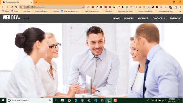 Responsive Sliding Navigation Menu Bar With Html CSS Only || No Javascript смотреть онлайн