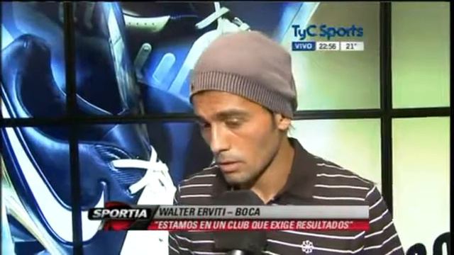 Walter Erviti 'Estamos en un club que exige resultados' смотреть онлайн