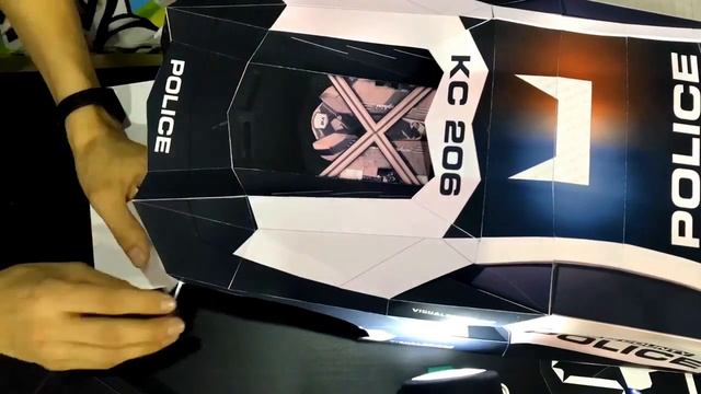 Lamborghini Aventador из бумаги смотреть онлайн