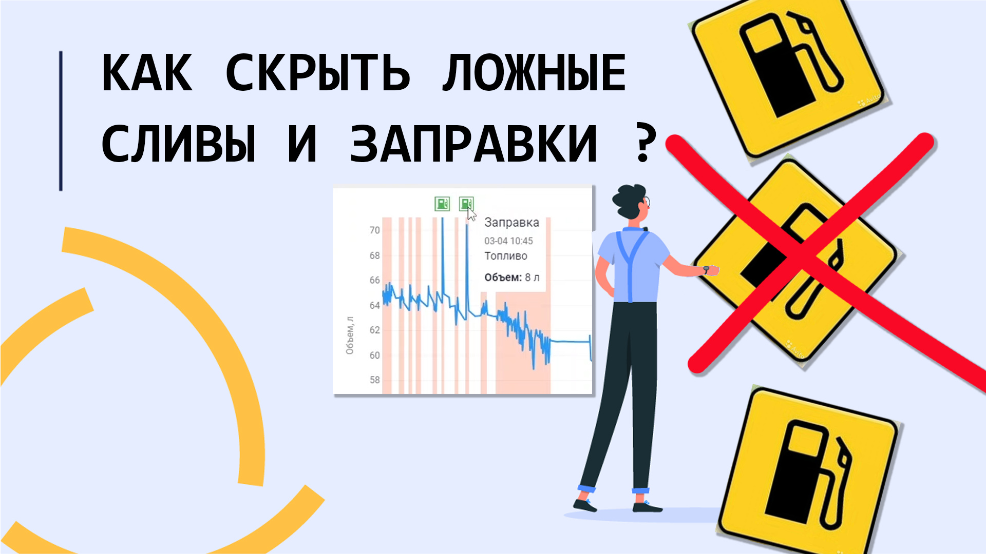 Как скрыть ложные сливы и заправки в Wialon hosting?