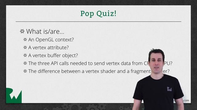 Vertex Buffers and Attributes - Beginner OpenGL ES and GLKit - raywenderlich.com смотреть онлайн