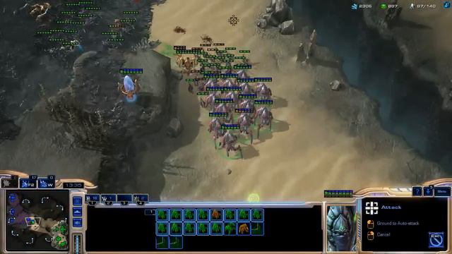 Bronze to Masters (PvZ - Platinum Game 1) - Learning Protoss - StarCraft 2: HotS смотреть онлайн