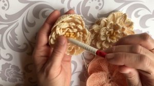 ?Мастер класс ?нежные? пионы крючком