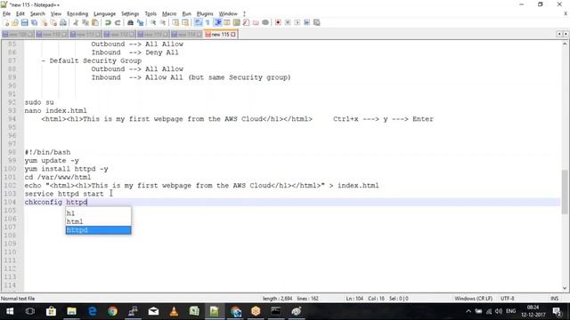 AWS EC2 Bootstrap script Tutorial for beginners смотреть онлайн