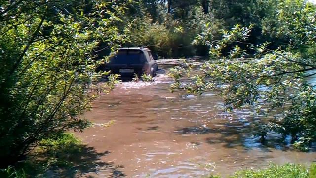 Pajero Sport Off Road через реку